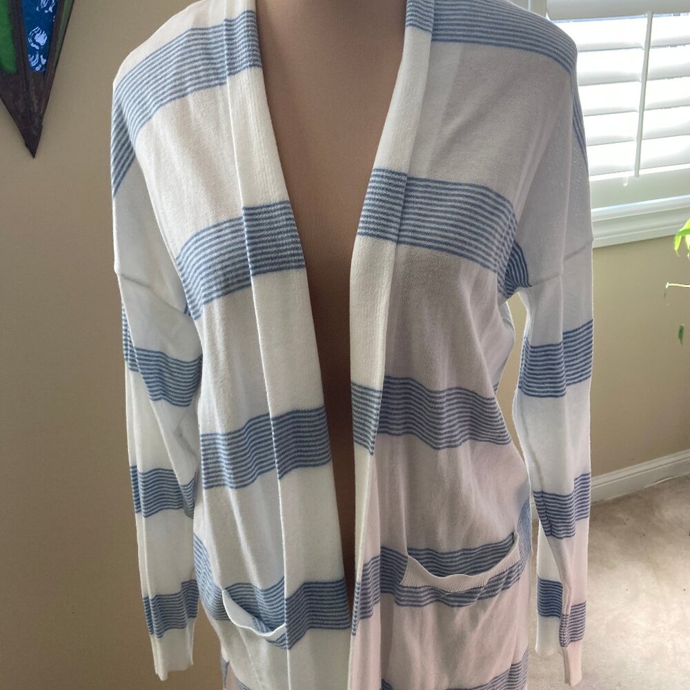 Chaps Open Front Cardigan Size S